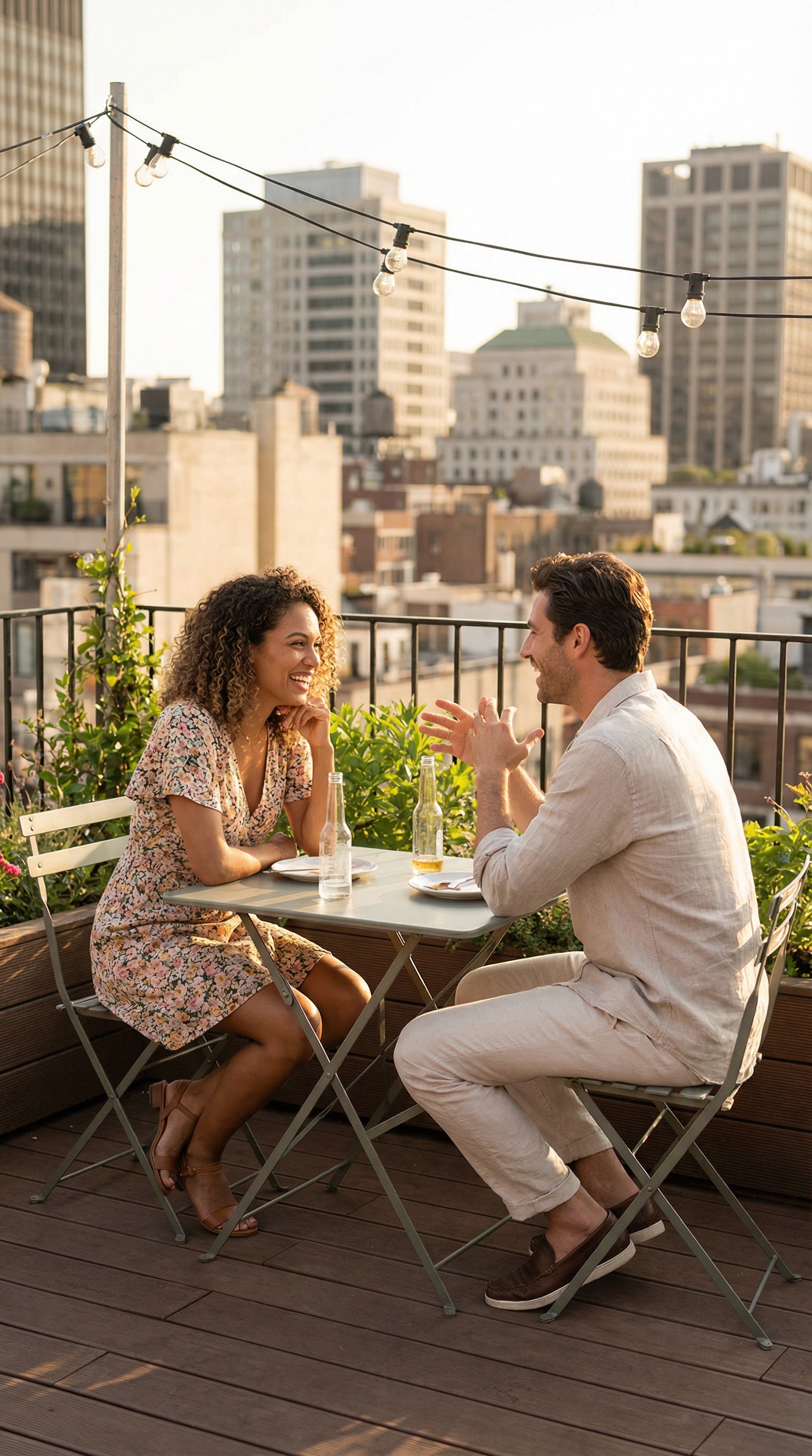 Client success story rooftop date